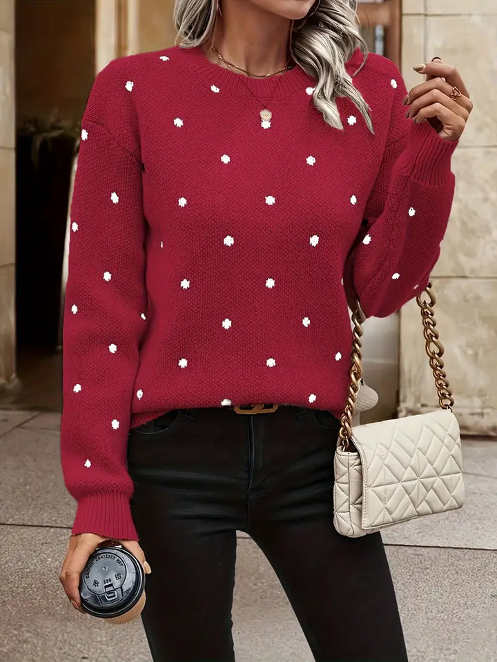 Levoire | Pull Femme À Manches Longues Et Col Rond