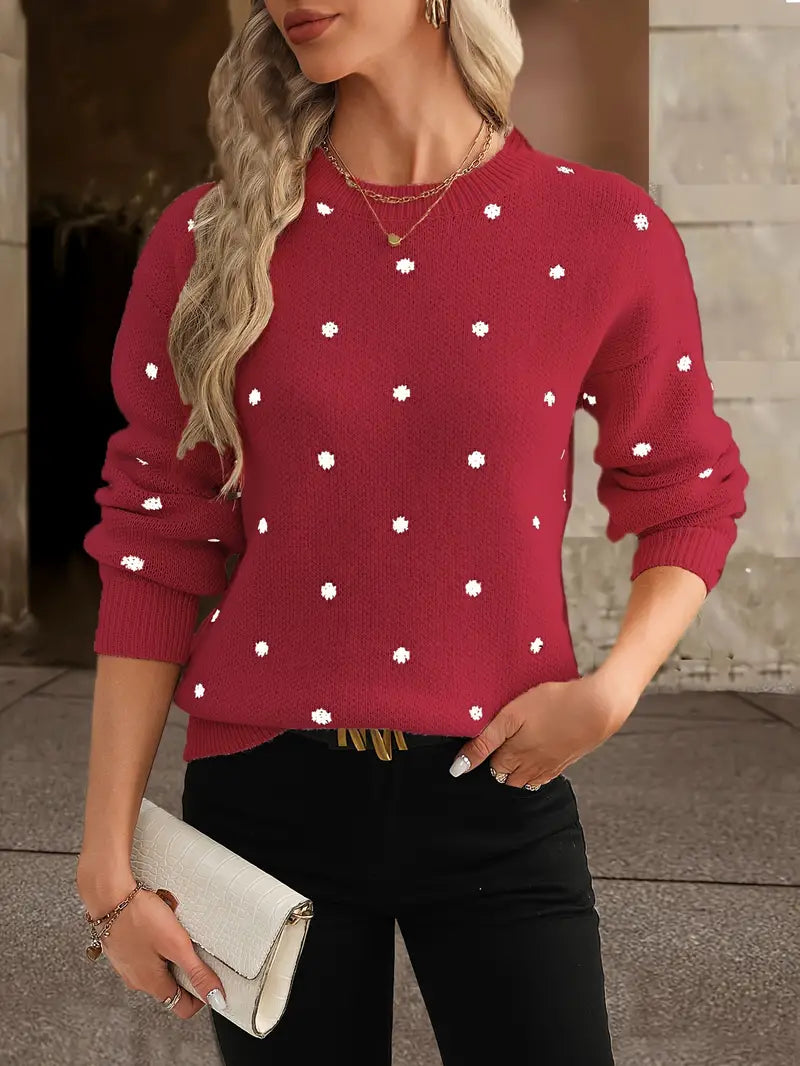 Levoire | Pull Femme À Manches Longues Et Col Rond