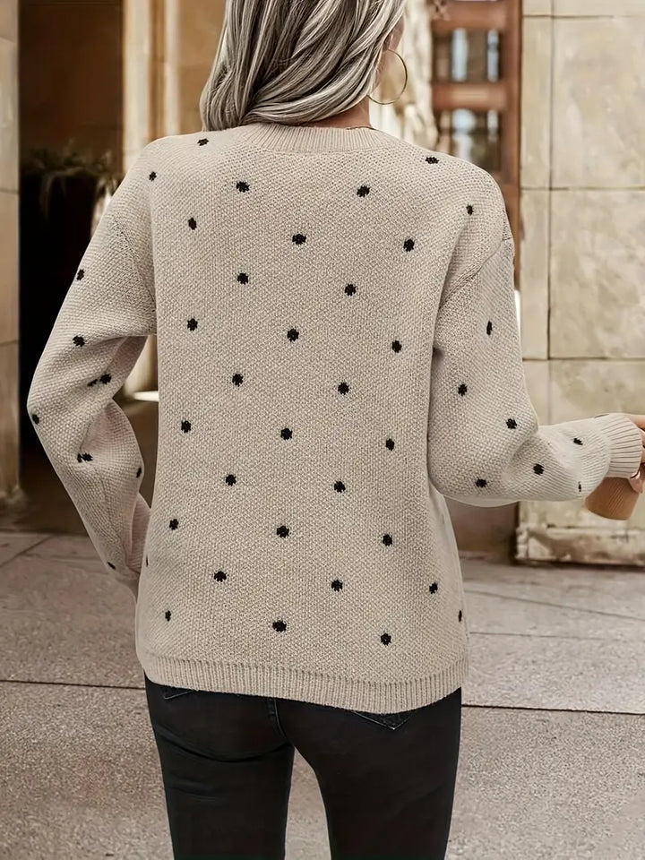 Levoire | Pull Femme À Manches Longues Et Col Rond