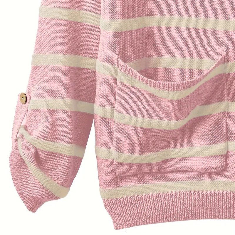 Levoire | Pull Rayé Modèle Ample Grand Pull Vêtements Femme