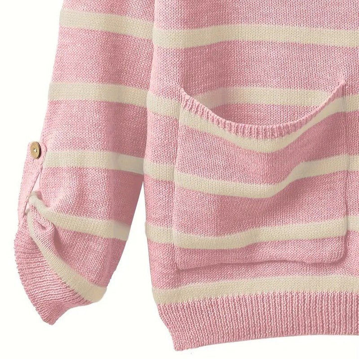 Levoire | Pull Rayé Modèle Ample Grand Pull Vêtements Femme