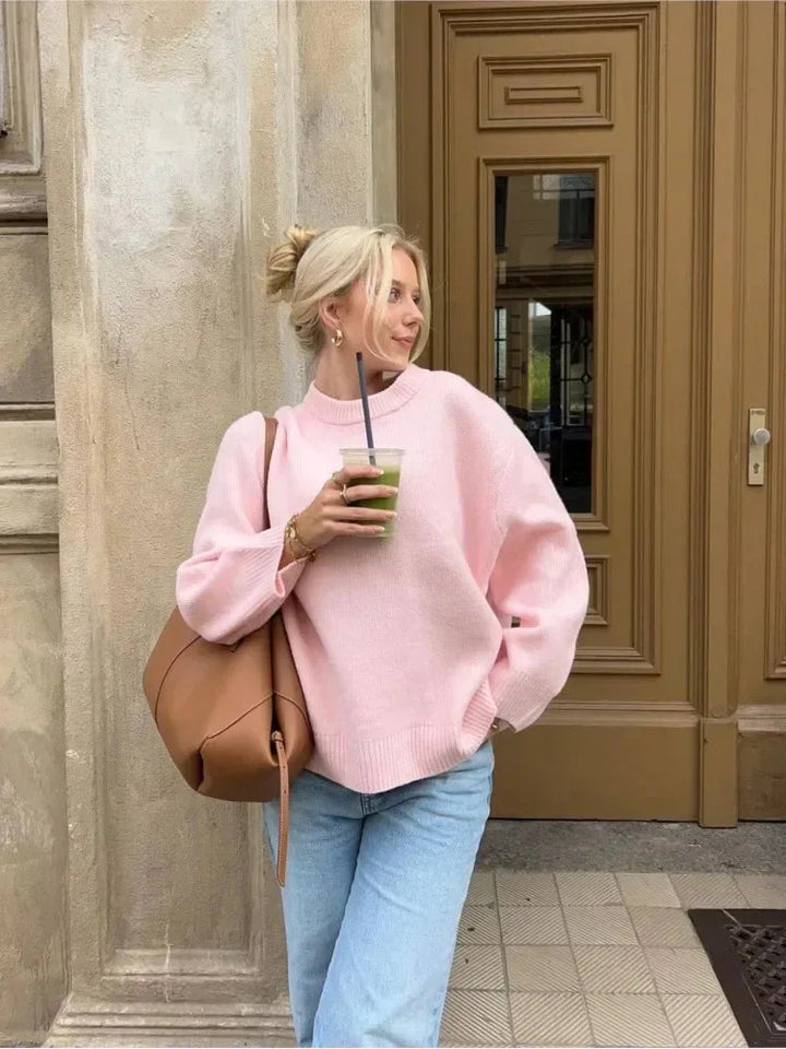 Levoire | Pull Rose Grande Taille Pull Pull Pour Femmes Rosa