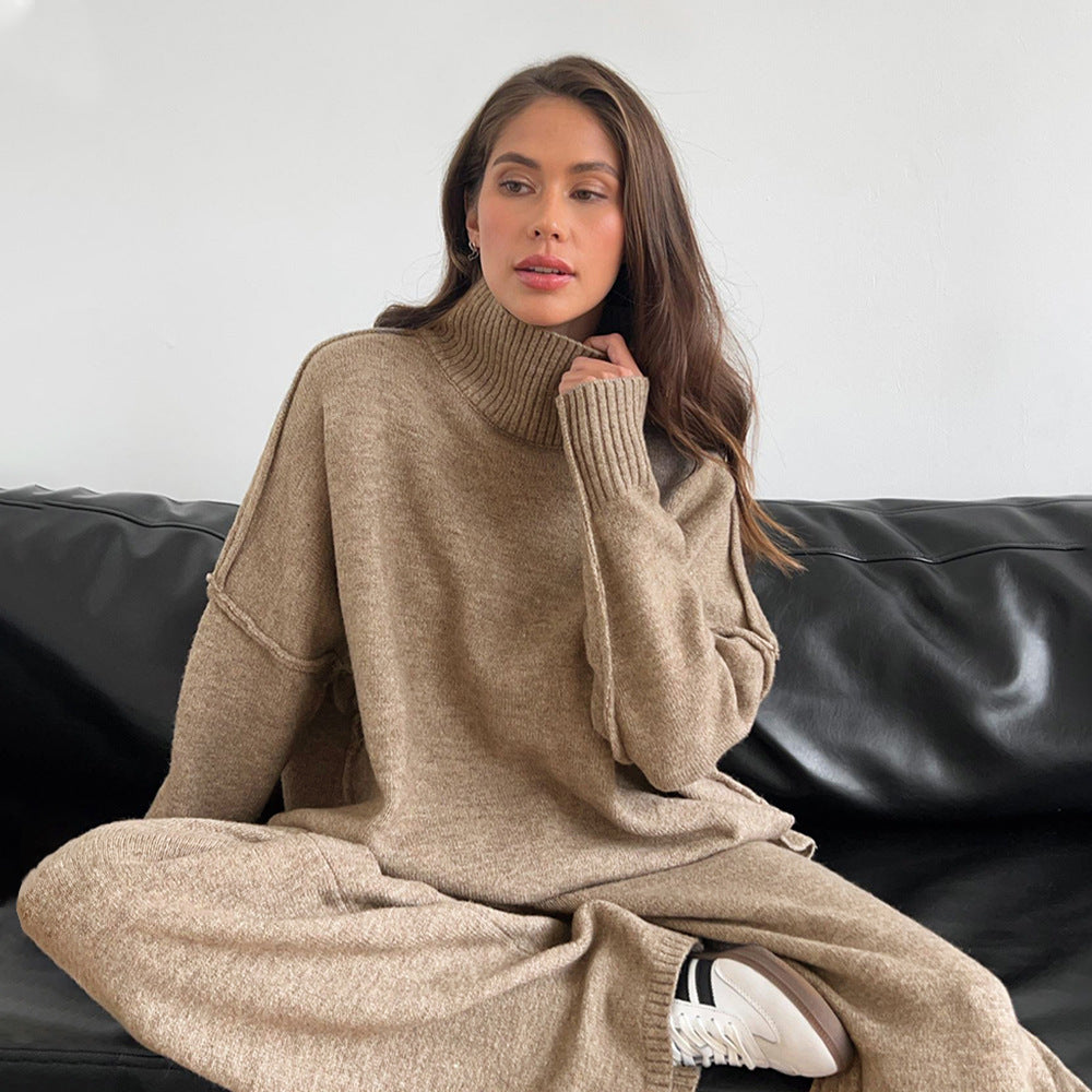 Levoire | Division Ensemble Taille Grande Sweat-Shirt Pantalon À Jambes Larges Ensemble Composé Vêtements De Détente Pour Femmes