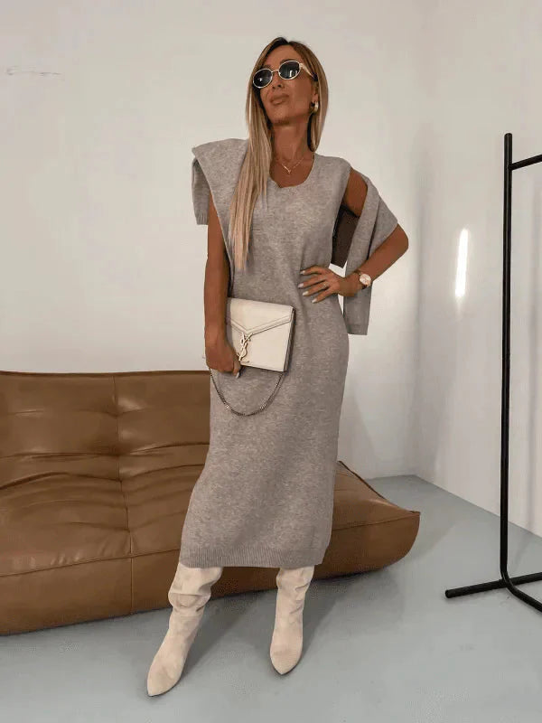 Levoire | Ensemble À Manches Longues Col Roulé Deux Pièces Jupe Et Top Vêtements Pour Femmes