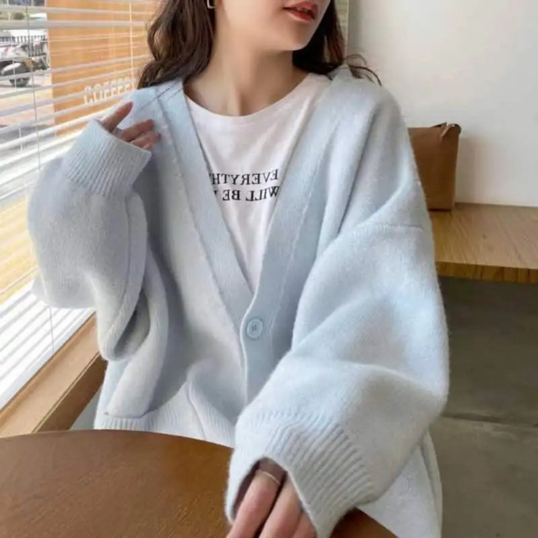 Levoire | Cardigan De Style Coréen Avec Coupe Décontractée
