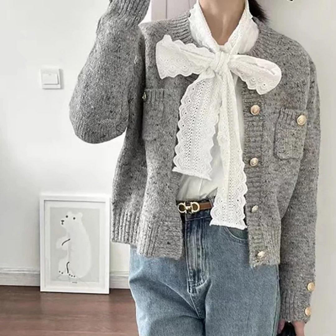 Levoire | Gilet Sans Boutons Gris Une taille