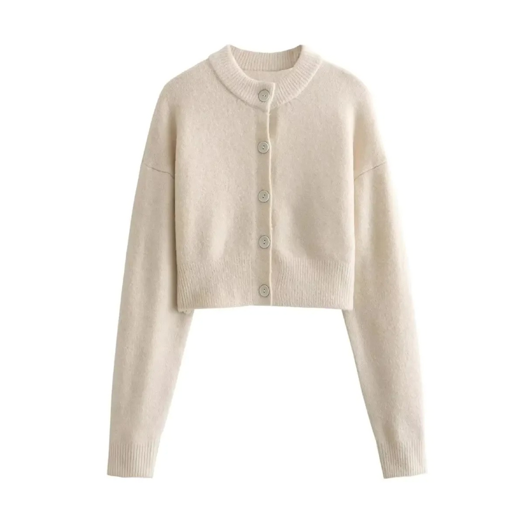 Levoire | Cardigan Avec Boutons Devant Blanc