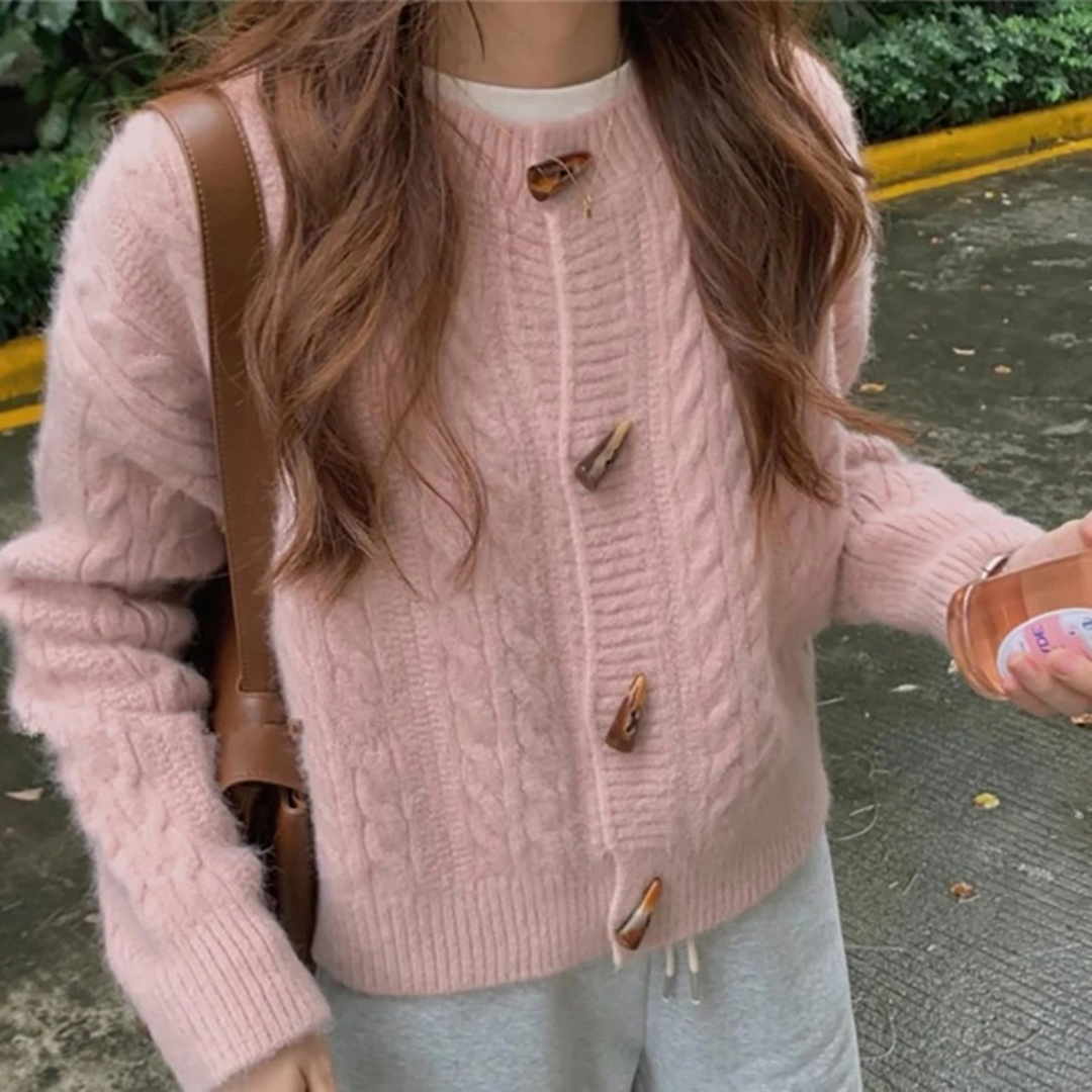 Levoire | Gilet Avec Boutons Rétro À L'Avant Rosa Une taille