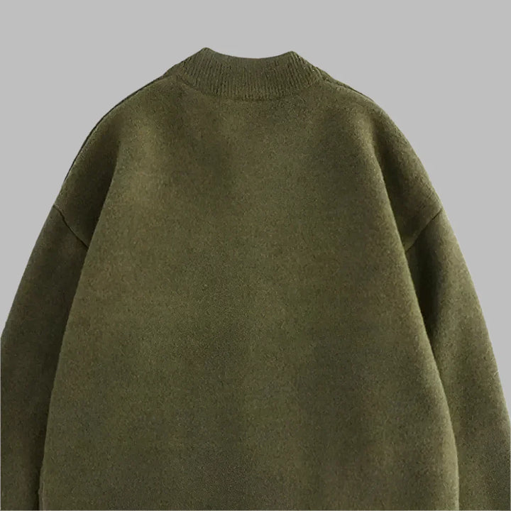Levoire | Veste En Tricot Décontractée Pour Hommes Avec Poches Et Boutons