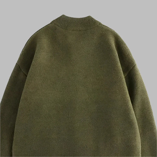 Levoire | Veste En Tricot Décontractée Pour Hommes Avec Poches Et Boutons
