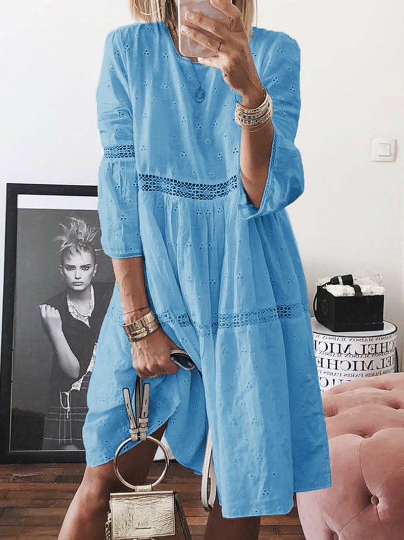 Levoire | Robe De Plage Confortable Pour Femmes Bleu