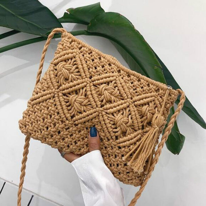 Levoire | Sac Bandoulière En Toile Avec Fermeture Éclair