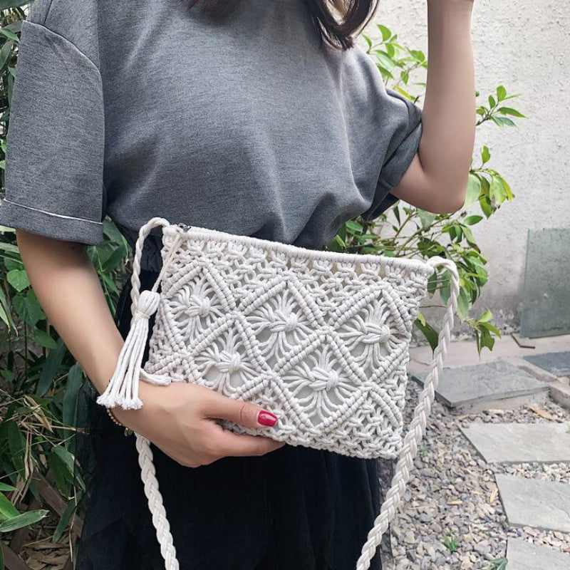 Levoire | Sac Bandoulière En Toile Avec Fermeture Éclair