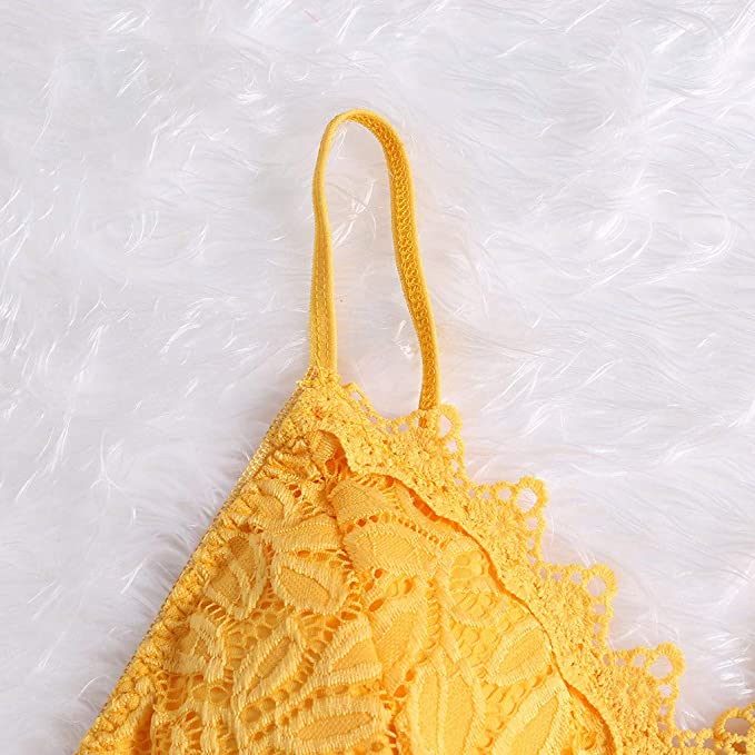 Levoire | Débardeur Crop En Dentelle Transparent