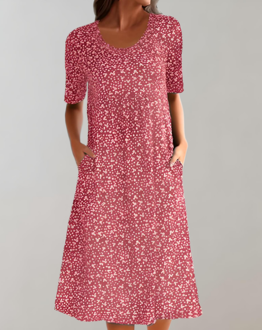 Levoire | Robe D'Été Légère À Encolure En V Casual Rot