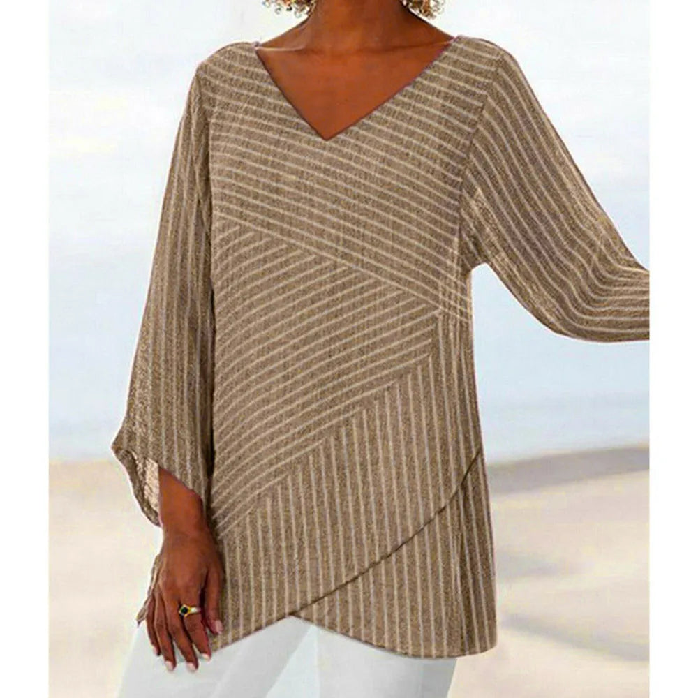 Levoire | Débardeur En Lin D'Été Pour Femmes Beige