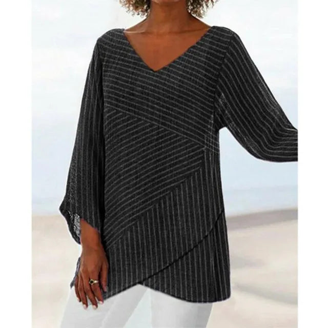 Levoire | Chemise à manches longues rayée