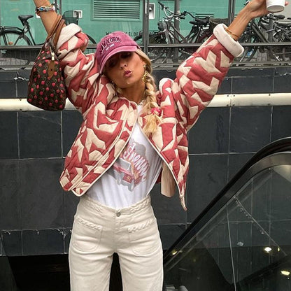 Levoire | Veste De Style Pour Femme | Printemps Géométrie