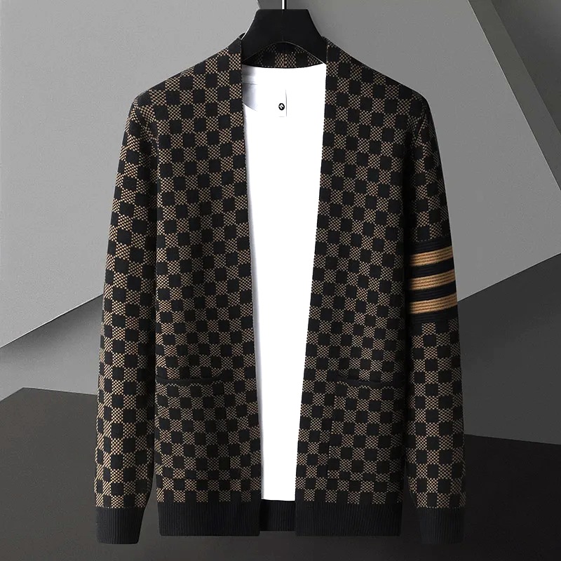Levoire | Mince Gilet Ouvert Avec Poches Pour Hommes Caramel