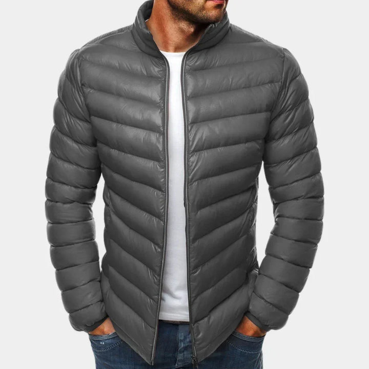 Levoire | Veste Pour Hommes Matelassée Gris