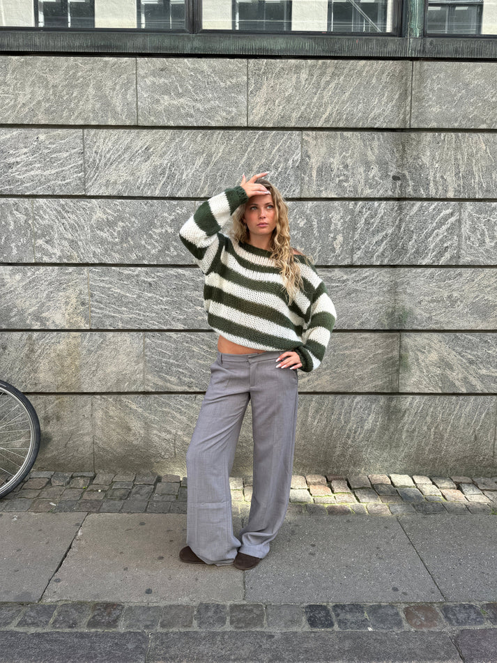 Levoire | Pull Surchauffé À Mailles Grossières Pull Femme Tricoté Vert