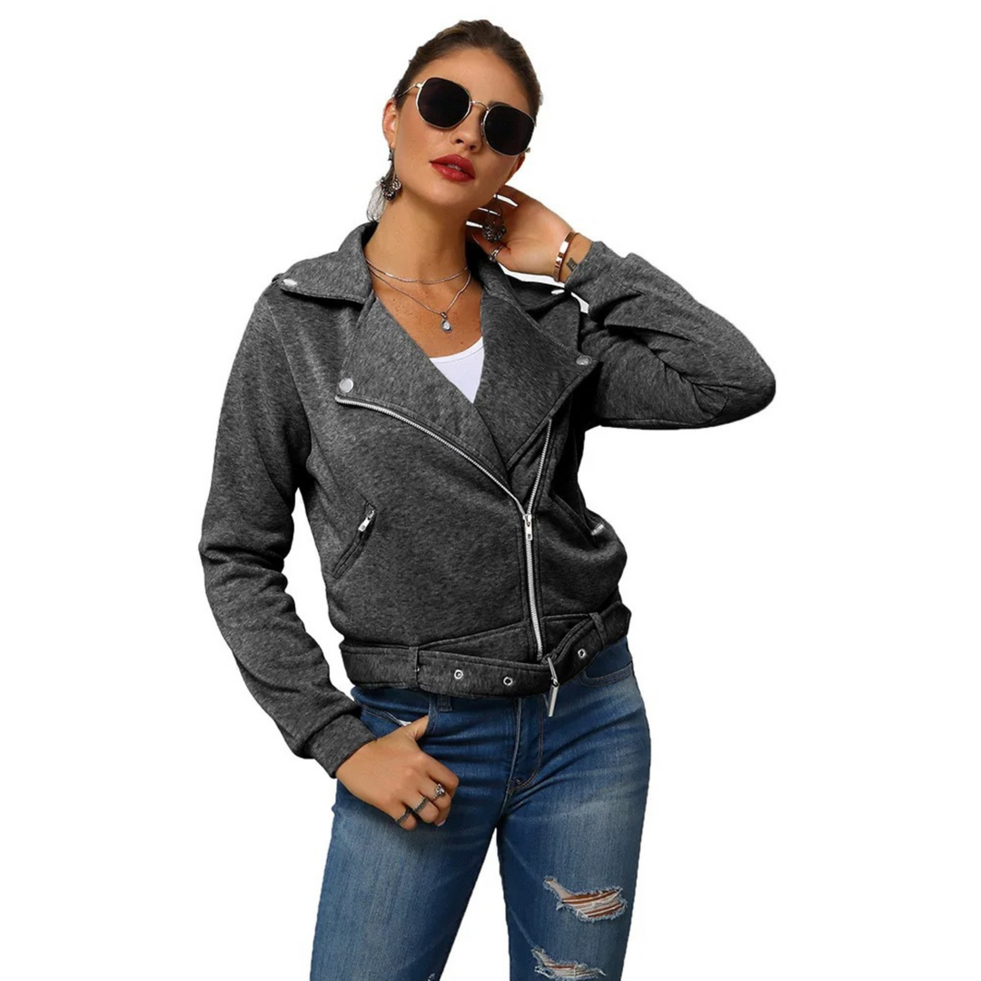 Levoire | Veste D'Été Femme Slim Fit Cintrée Gris