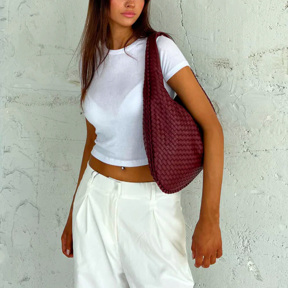 Levoire | Fermeture Éclair Grande Sac Tissé Sacs Bandoulière