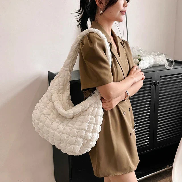 Levoire | Sac À Bandoulière Avec Conception Croisée Blanc