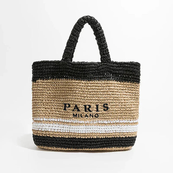 Levoire | Sac Boho Shopper Riettas Sac De Courses Noir Une taille