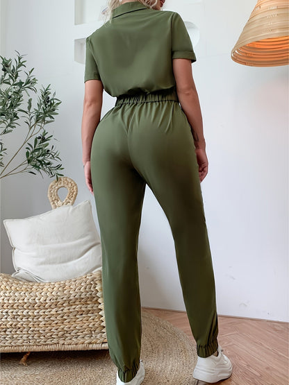 Levoire | Style Tailleur Jumpsuit Avec Fermeture Éclair