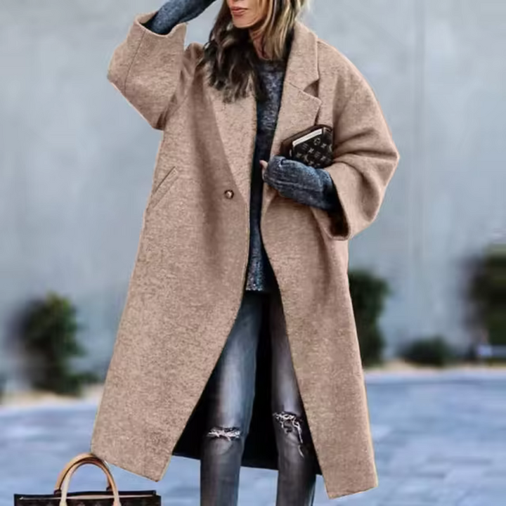 Levoire | Manteau D'Hiver Pratique Et Raffiné Kaki