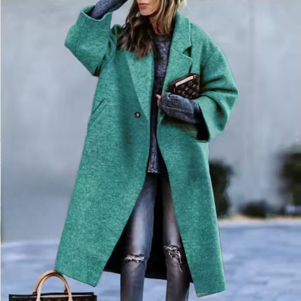Levoire | Manteau D'Hiver Pratique Et Raffiné Vert