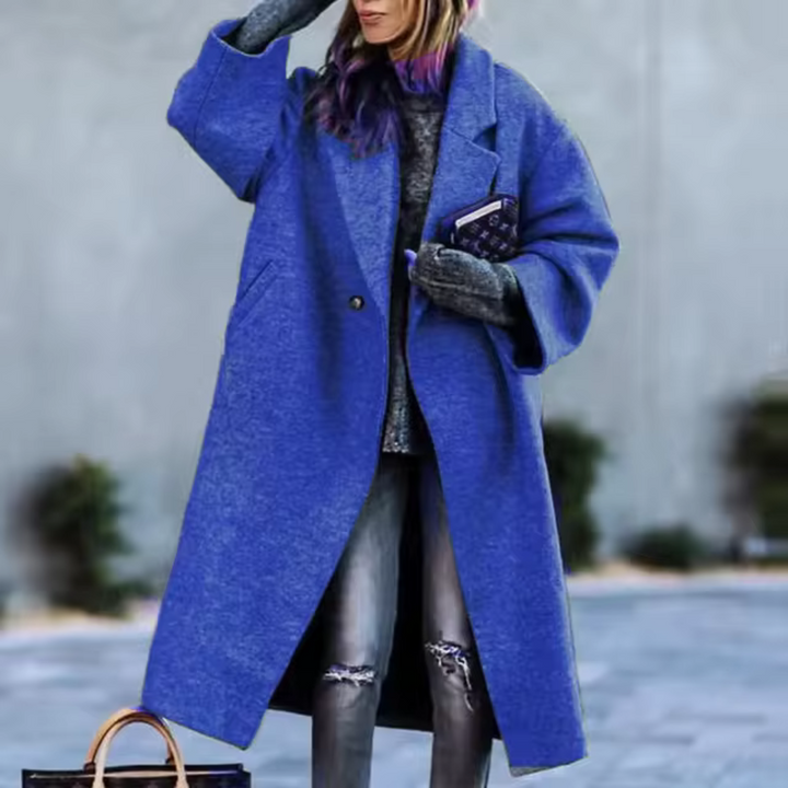 Levoire | Manteau D'Hiver Pratique Et Raffiné Bleu