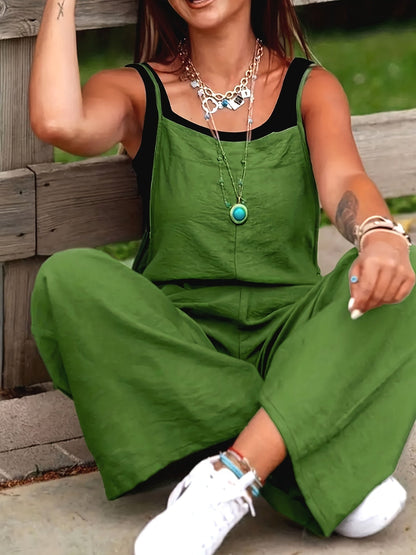 Levoire | Combinaison Ample Élégante Pour Femmes Vert