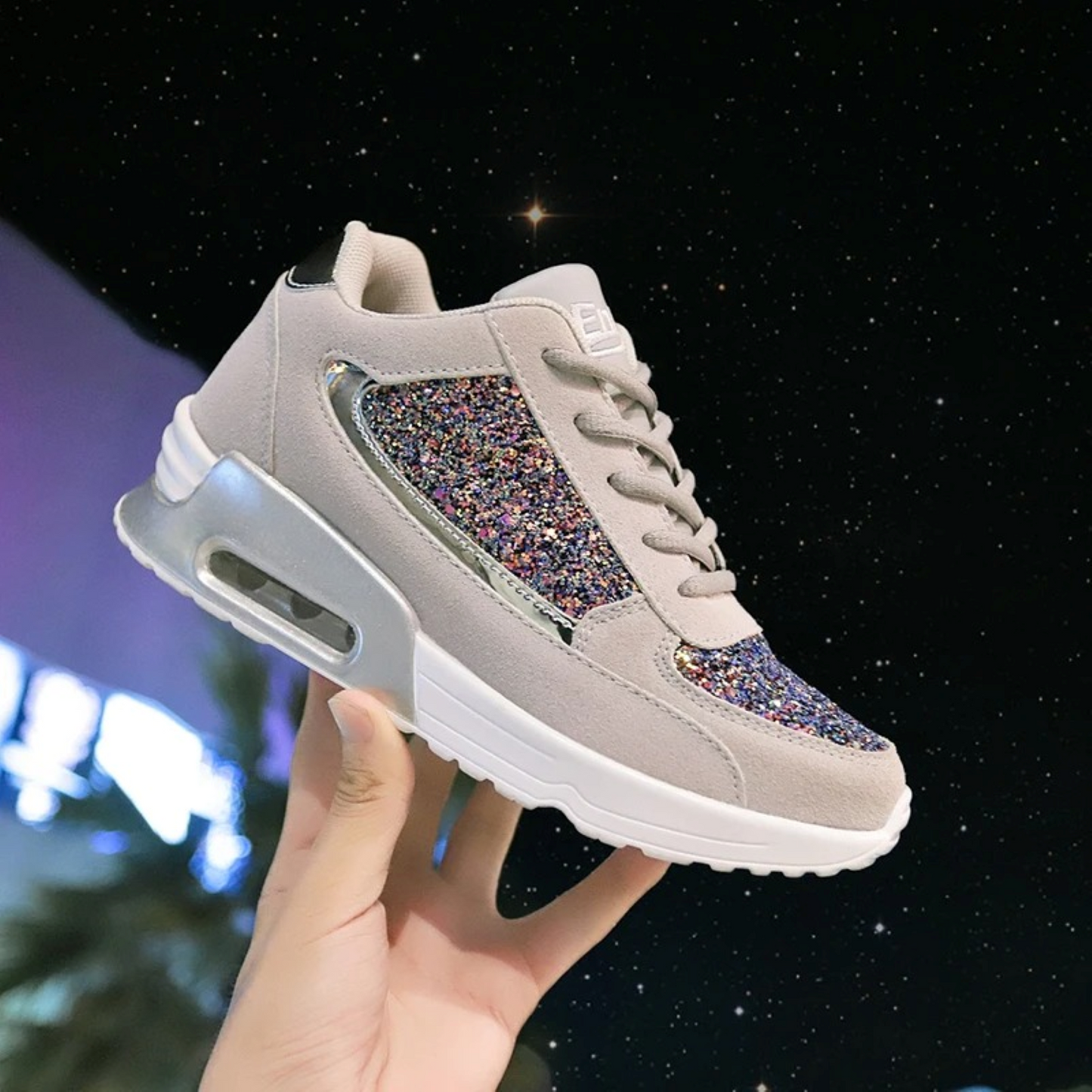 Levoire | Glitter Respirant Léger Chaussures Femme