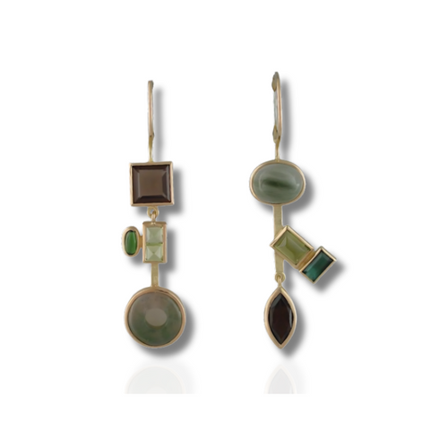 Levoire | Boucles D'Oreilles Avec Pierres Colorées
