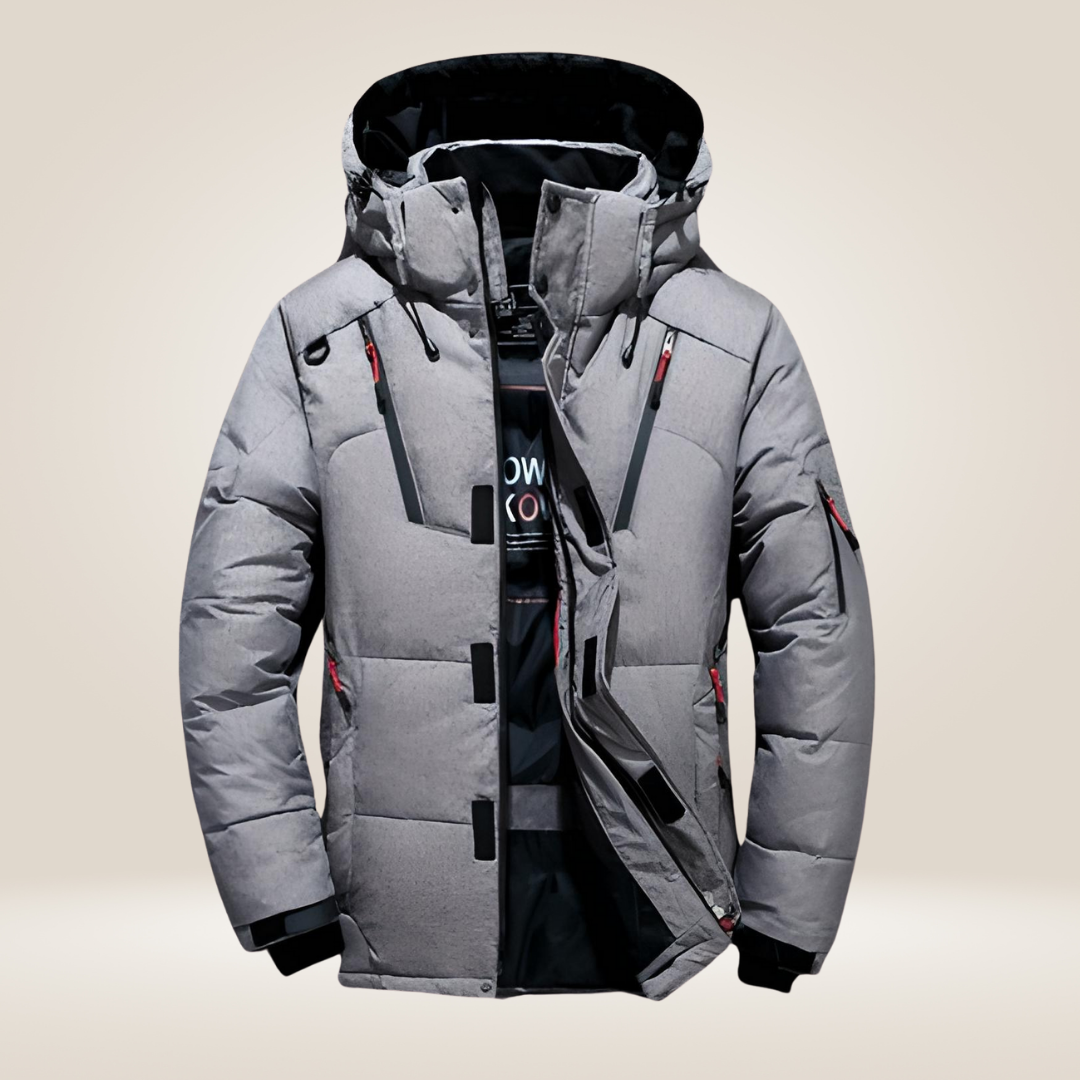 Levoire | Veste Chaude En Duvet Gris