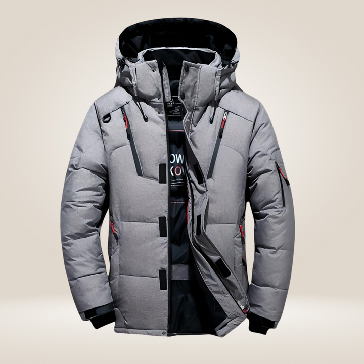 Levoire | Veste Chaude En Duvet Gris