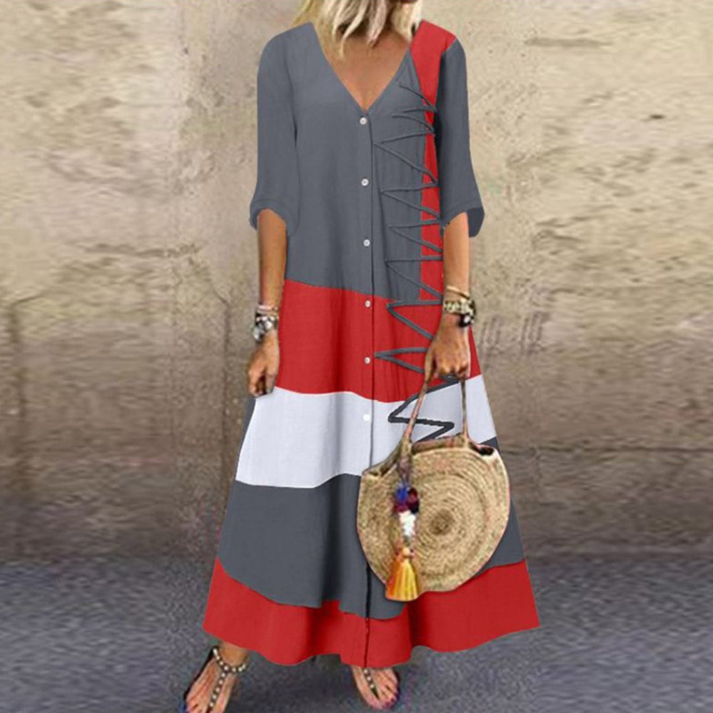 Levoire | Isa Dress, Avec Une Coupe Féminine Gris