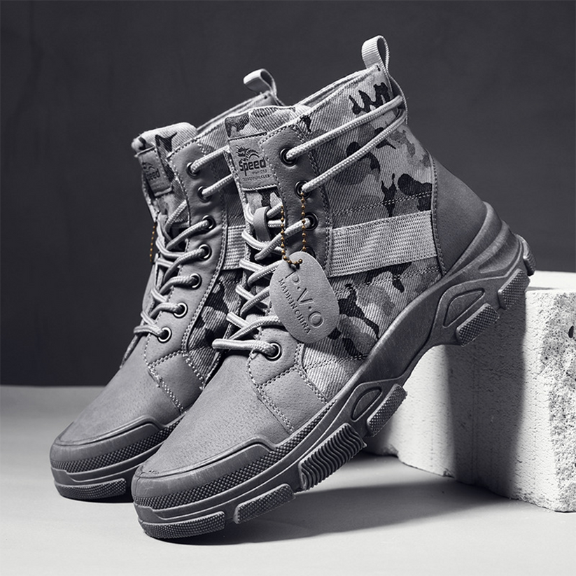 Levoire | Bottes Pour Hommes Confortables Gris