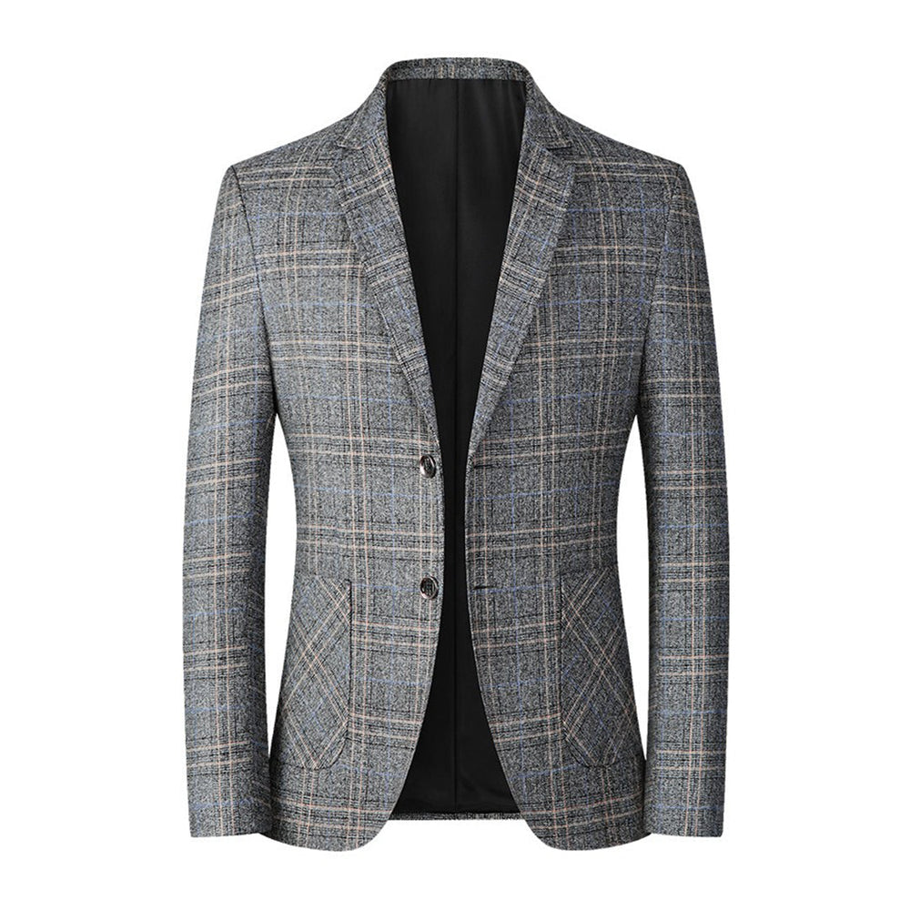 Levoire | Veste À Carreaux Rento Pour Hommes Gris
