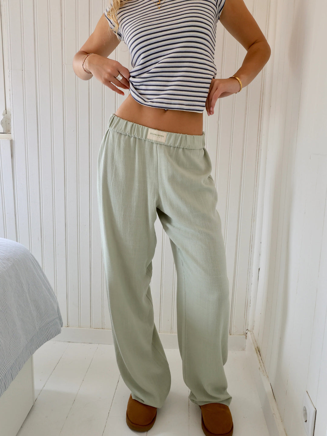 Levoire | Pantalon Léger Pour Des Tenues Décontractées Vert