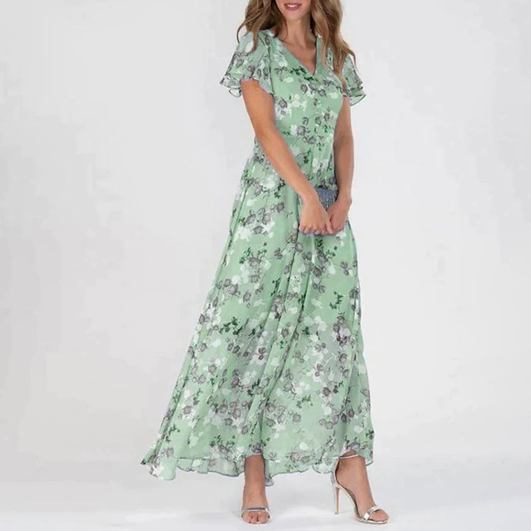 Levoire | Robe À Fleurs Mode Vert