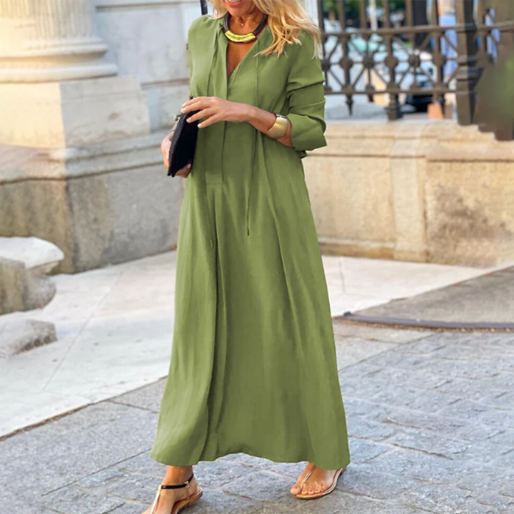Levoire | Robe maxi confortable pour femme Vert