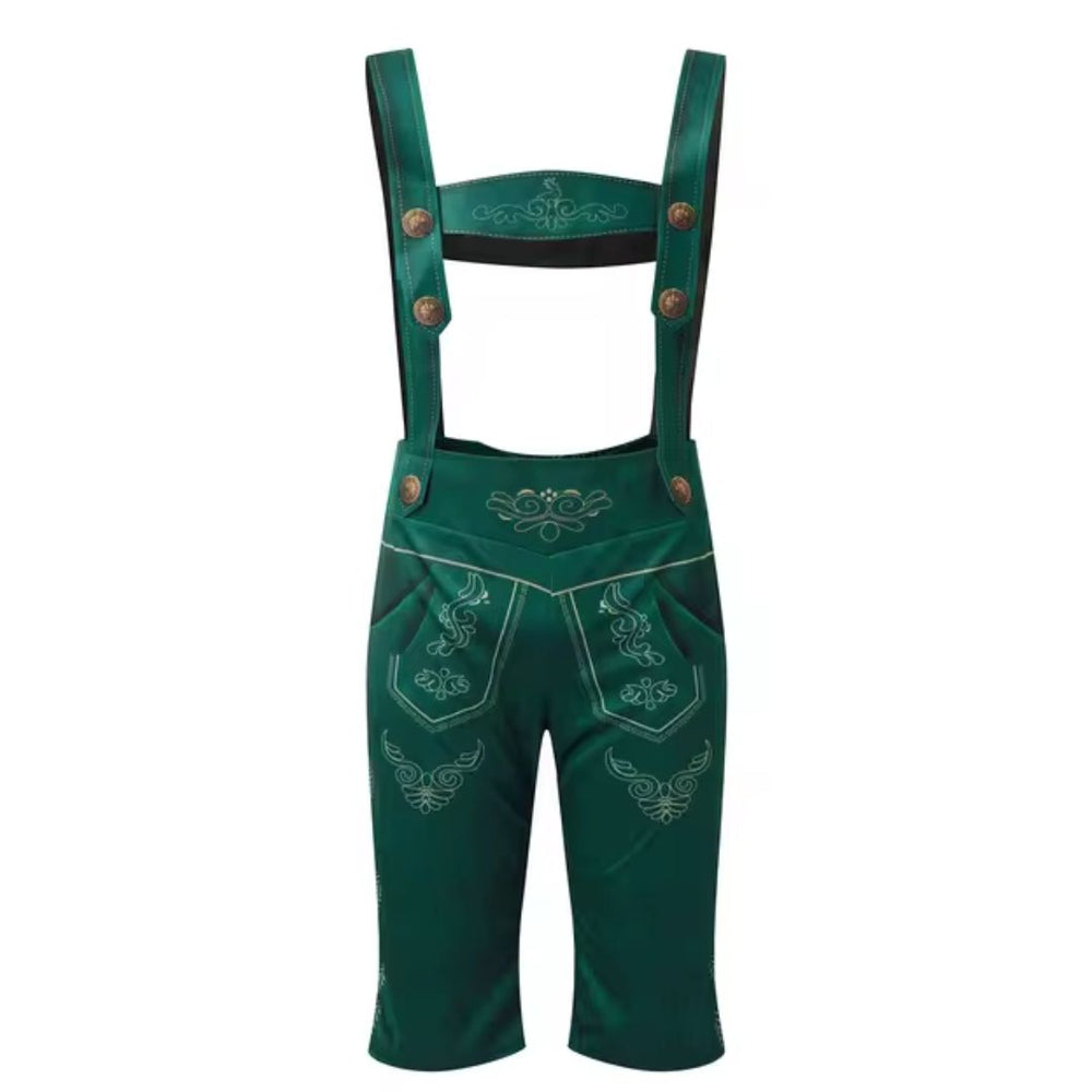 Levoire | Costume Oktoberfest Brodé Pour Hommes Vert