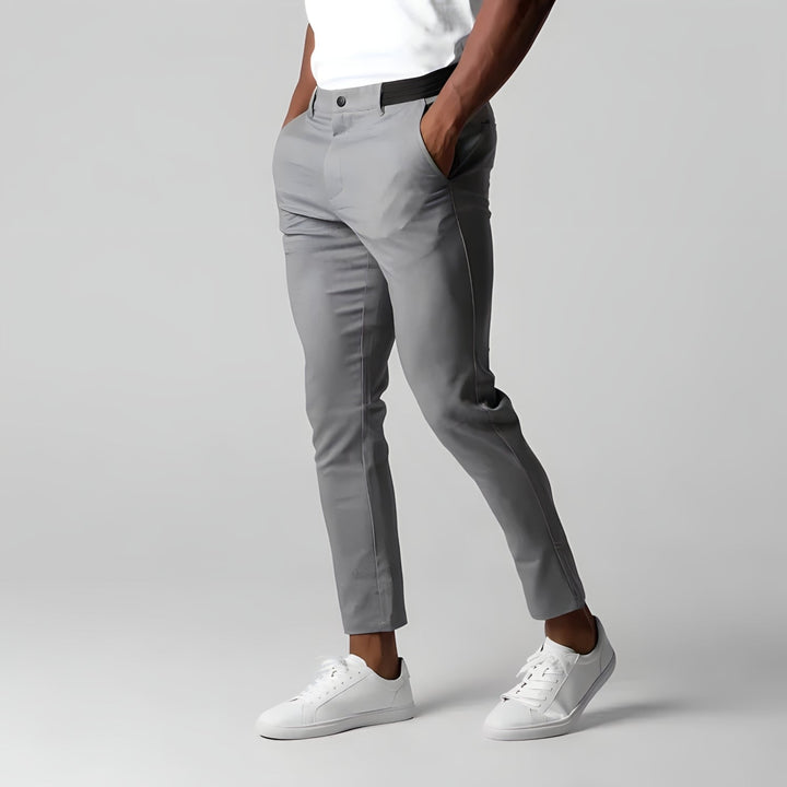 Levoire | Chino Stretch Anti-Rides Gris