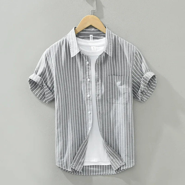 Levoire | Chemise À Rayures Decontractee Intemporelle Hommes