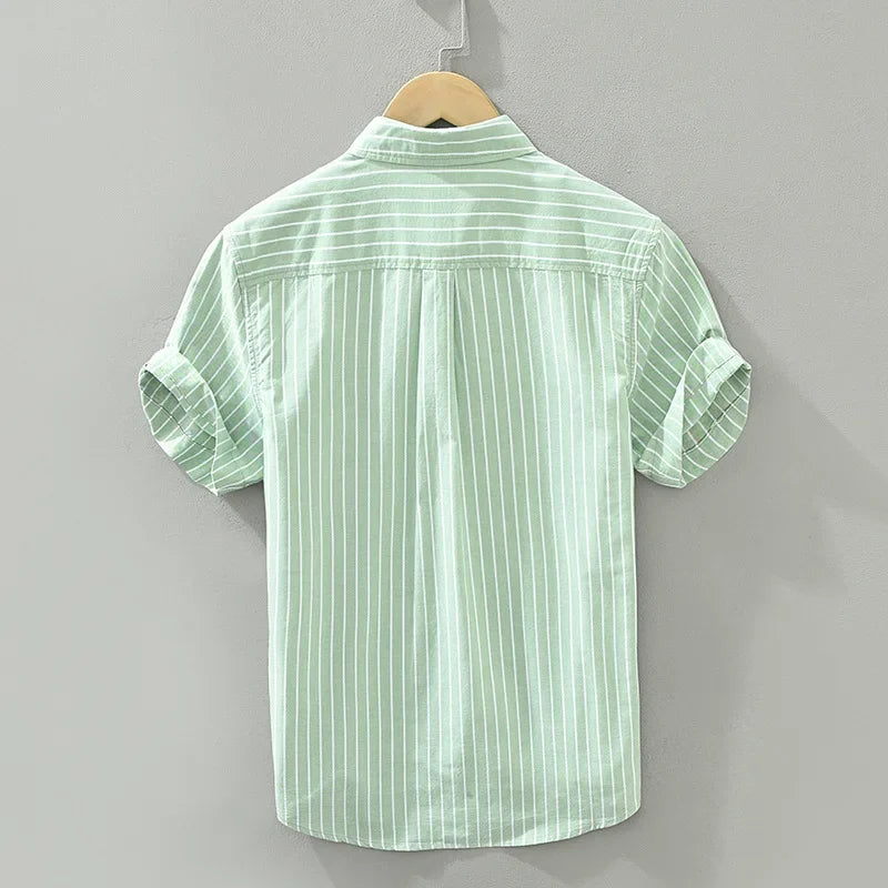 Levoire | Chemise À Rayures Decontractee Intemporelle Hommes
