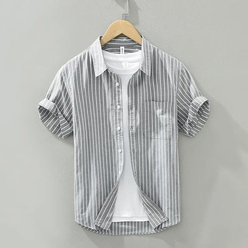 Levoire | Chemise À Rayures Decontractee Intemporelle Hommes