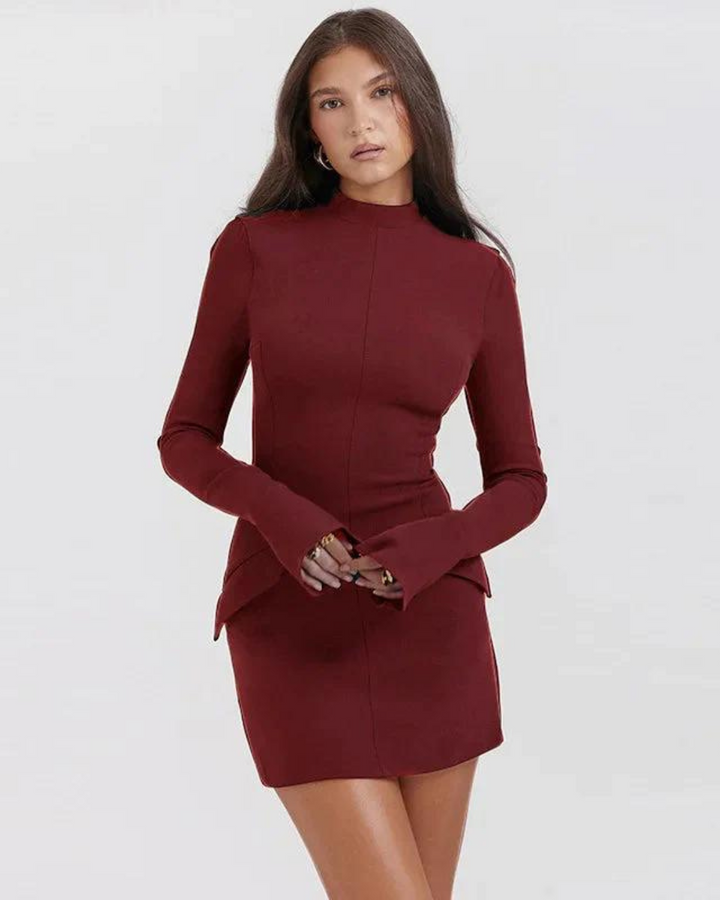 Levoire | Robe Élégante Pour L'Occasion Festive Rot